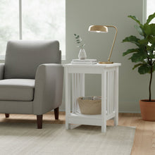 Load image into Gallery viewer, Wular Square Side Table Coffee Table - White
