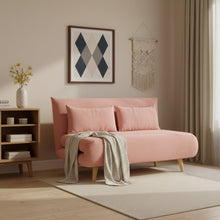 Load image into Gallery viewer, Hastings 2 Seater Fold-Out Sofa Bed - Pink