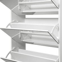 Load image into Gallery viewer, Melo 5 Drawer Shoe Cabinet Storage Rack - White