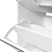 Load image into Gallery viewer, Melo 5 Drawer Shoe Cabinet Storage Rack - White