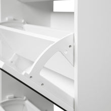 Load image into Gallery viewer, Melo 5 Drawer Shoe Cabinet Storage Rack - White