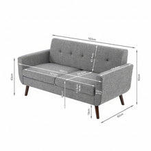 Load image into Gallery viewer, Vibe Linen 2 Seater Sofa - Grey