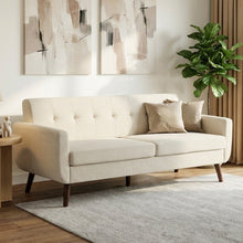 Load image into Gallery viewer, Vibe Linen 3 Seater Sofa - Beige