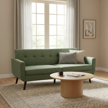 Load image into Gallery viewer, Vibe Linen 3 Seater Sofa - Green