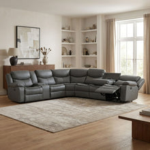 Load image into Gallery viewer, Mandan Electric Recliner Corner Sofa - Grey