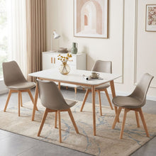 Load image into Gallery viewer, Evelyn Dining Chair Padded - Set of 4 - Brown