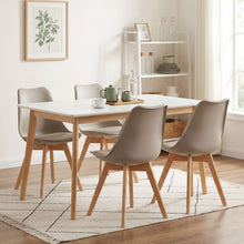 Load image into Gallery viewer, Evelyn Dining Chair Padded - Set of 4 - Brown