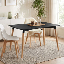 Load image into Gallery viewer, Sana Dining Table Rectangle 120 x 80cm - Black