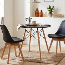 Load image into Gallery viewer, Cena Dining Table Round 80 x 75cm - Black