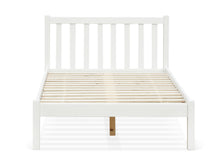 Load image into Gallery viewer, Baker King Single Wooden Bed Frame - White