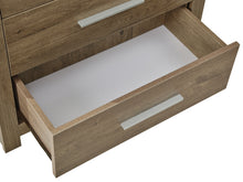 Load image into Gallery viewer, Vicente Wooden Tallboy 5 Drawers - Oak