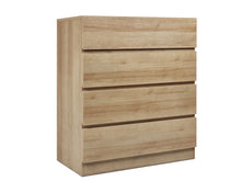 Load image into Gallery viewer, Harris 4 Drawers Tallboy - Oak