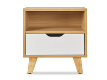 Load image into Gallery viewer, Schertz Wooden Bedside Table - Oak
