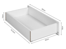 Load image into Gallery viewer, Bram 2 Door Wardrobe with 2 Drawers - White