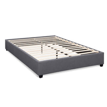 Load image into Gallery viewer, Bromo Fabric Slat Bed Frame - King