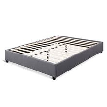 Load image into Gallery viewer, Bromo Fabric Slat Bed Frame - King