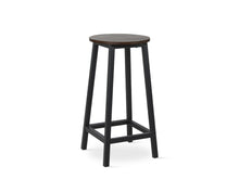 Load image into Gallery viewer, Brick Metal Bar Stool - Rustic Brown + Black