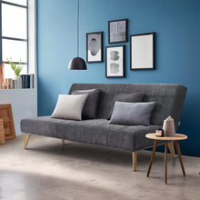 Load image into Gallery viewer, Homer 3 Seater Sofa Bed - Dark Grey