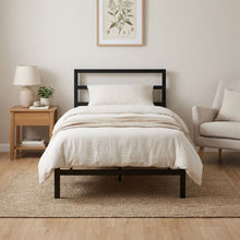 Load image into Gallery viewer, Dowe Single Metal Bed Frame - Black