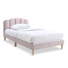 Load image into Gallery viewer, Daisy Velvet King Single Bed Frame - Pink