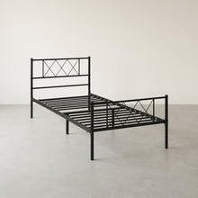 Load image into Gallery viewer, Picton Single Metal Bed Frame - Black