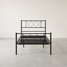 Load image into Gallery viewer, Picton Single Metal Bed Frame - Black