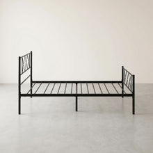 Load image into Gallery viewer, Picton Single Metal Bed Frame - Black