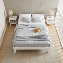 Load image into Gallery viewer, Meri Queen Wooden Bed Frame - White