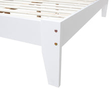 Load image into Gallery viewer, Meri Queen Wooden Bed Frame - White