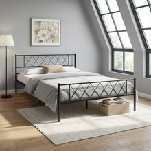 Load image into Gallery viewer, Picton Queen Metal Bed Frame - Black
