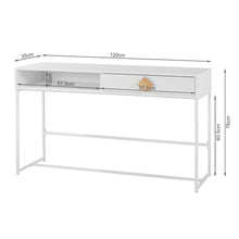 Load image into Gallery viewer, Alaska Wooden Console Table - White