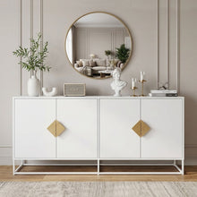 Load image into Gallery viewer, Alaska Sideboard Buffet Table - White