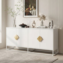 Load image into Gallery viewer, Alaska Sideboard Buffet Table - White