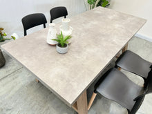 Load image into Gallery viewer, Tommie 1.8M Rectangular Dining Table - Cement + Oak