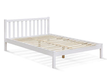 Load image into Gallery viewer, Baker Double Wooden Bed Frame - White