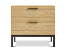 Load image into Gallery viewer, Ocala Wooden Bedside Table - Oak