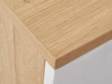 Load image into Gallery viewer, Nakia 3 Drawer Filing Cabinet - Oak+White