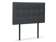 Load image into Gallery viewer, 21534 - Susan King Single Fabric Upholstered Headboard - Charcoal - Betalife