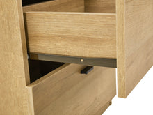 Load image into Gallery viewer, Hekla Wooden Bedside Table Nightstand with 2 Drawers - Oak