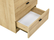 Load image into Gallery viewer, Hekla Tallboy 5 Drawer Chest Dresser - Oak