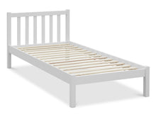 Load image into Gallery viewer, Baker Single Wooden Bed Frame - White