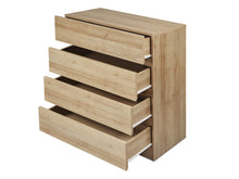 Load image into Gallery viewer, Harris 4 Drawers Tallboy - Oak
