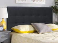 Load image into Gallery viewer, Susan Double Fabric Upholstered Headboard - Black