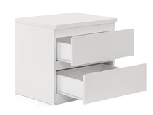 Load image into Gallery viewer, Tongass Wooden Bedside Table - White
