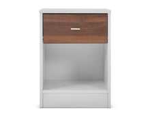 Load image into Gallery viewer, Quilo Wooden Bedside Table - Walnut