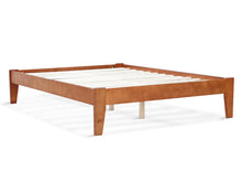 Load image into Gallery viewer, Meri Queen Wooden Bed Frame - Oak At Betalife

