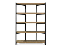 Load image into Gallery viewer, Rukwa Wooden Bookshelf 160cm - Oak