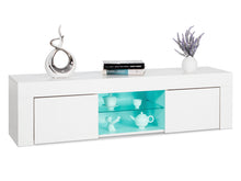 Load image into Gallery viewer, Maize 1.3m LED Entertainment Unit - White