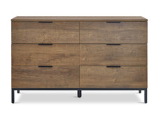 Load image into Gallery viewer, Ocala Low Boy 6 Drawer Chest Dresser - Walnut