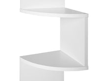 Load image into Gallery viewer, Nemi 5-Tier Wall Mounted Corner Shelf Storage Shelf - White